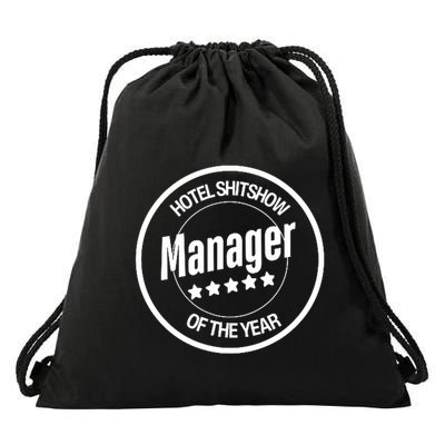 Hotel Shitshow Manager Drawstring Bag