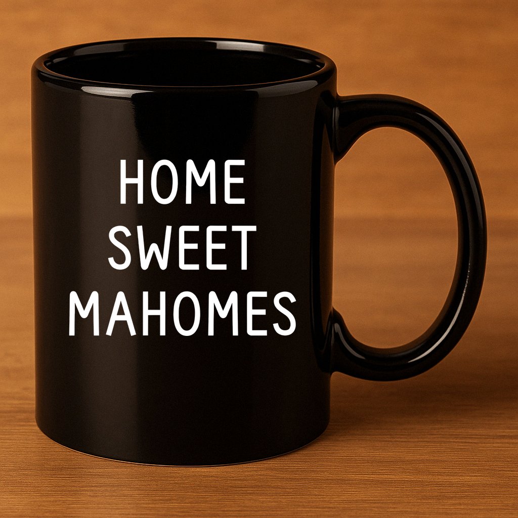 Home Sweet Mahomes 11oz C Handle Ceramic Mug
