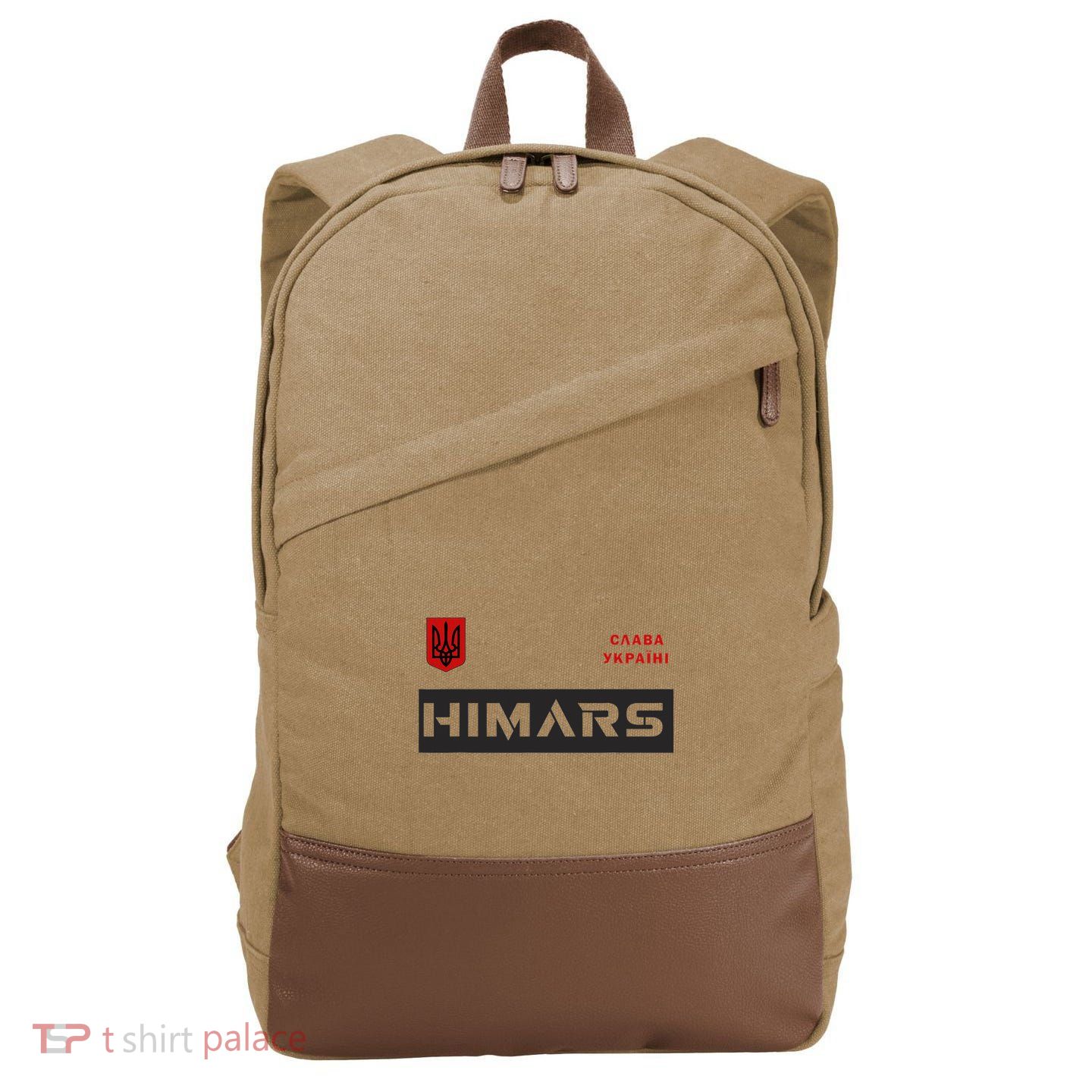 Himars System Military Army Glory To Ukraine Cotton Canvas Backpack