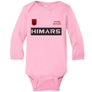 Himars System Military Army Glory To Ukraine Baby Long Sleeve Bodysuit