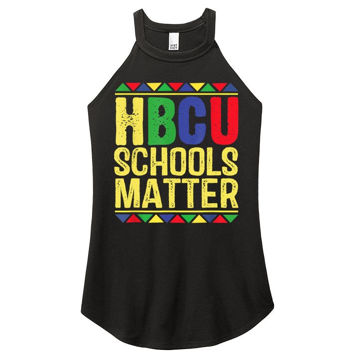 Hbcu Schools Matter Historical Black Colleges Women's Perfect Tri Rocker Tank