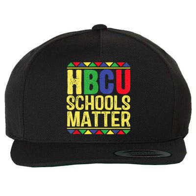 Hbcu Schools Matter Historical Black Colleges Wool Snapback Cap