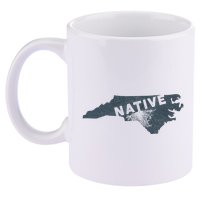 Home State Native North Carolina 11oz C Handle Ceramic Mug