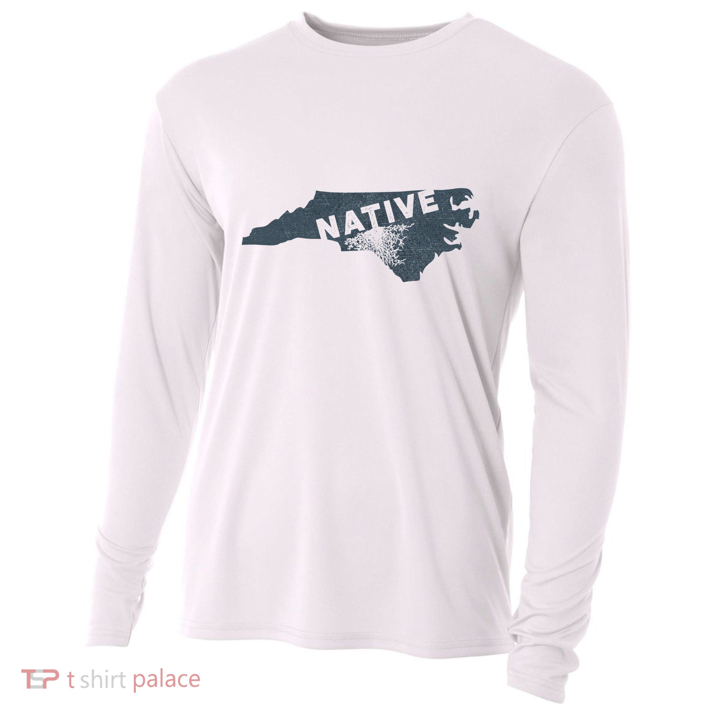 Home State Native North Carolina Cooling Performance Long Sleeve Crew