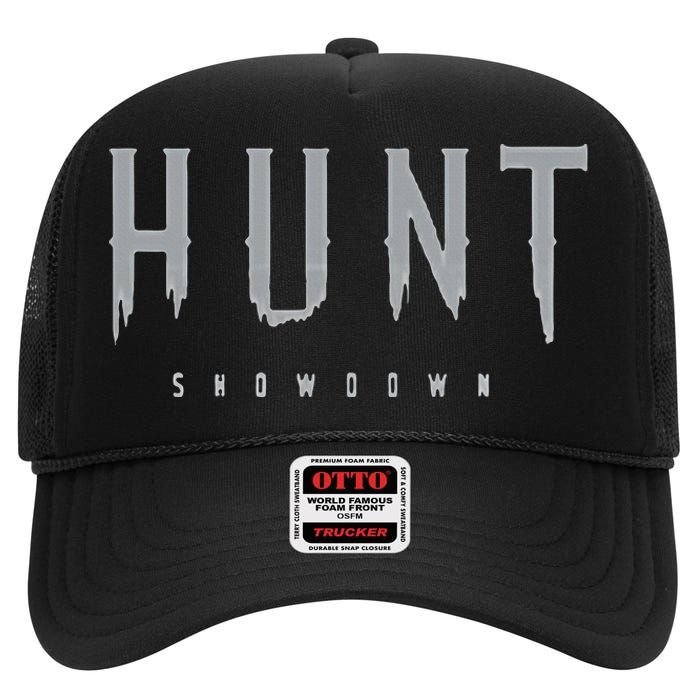 Hunt Showdown Necromancer Trait High Crown Mesh Back Trucker Hat