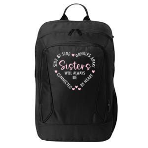 Heartshaped Sister Necklace Symbol of Eternal Bond City Backpack