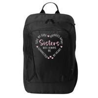 Heartshaped Sister Necklace Symbol of Eternal Bond City Backpack