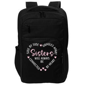 Heartshaped Sister Necklace Symbol of Eternal Bond Impact Tech Backpack