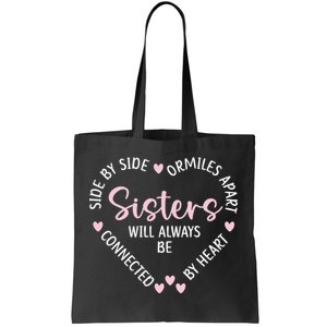 Heartshaped Sister Necklace Symbol of Eternal Bond Tote Bag