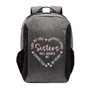 Heartshaped Sister Necklace Symbol of Eternal Bond Vector Backpack