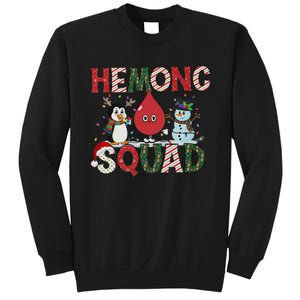 Hemonc Squad Nurse Christmas Hematology Oncology Hem Onc Sweatshirt