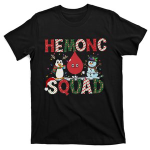 Hemonc Squad Nurse Christmas Hematology Oncology Hem Onc T-Shirt