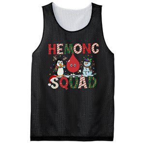 Hemonc Squad Nurse Christmas Hematology Oncology Hem Onc Mesh Reversible Basketball Jersey Tank