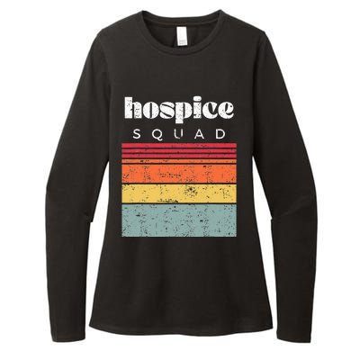 Hospice Squad Nurse Team Terminal Care Funny Womens CVC Long Sleeve Shirt