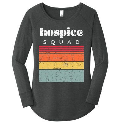 Hospice Squad Nurse Team Terminal Care Funny Women's Perfect Tri Tunic Long Sleeve Shirt