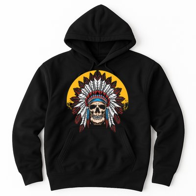 Headdress Skull Native American Heritage Native American Hoodie