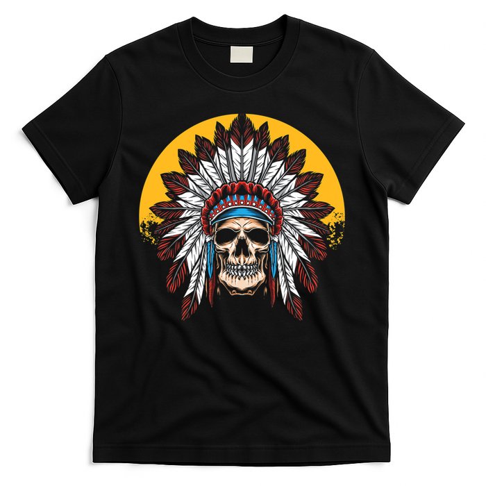 Headdress Skull Native American Heritage Native American T-Shirt