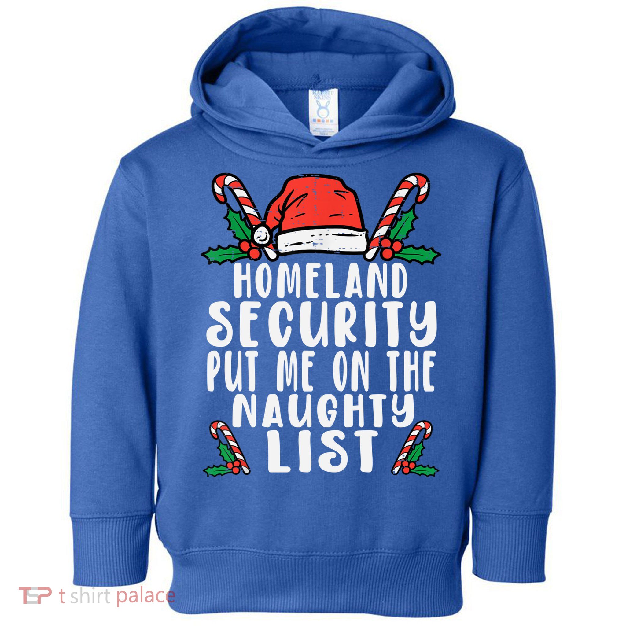 Homeland Security Naughty List Christmas Cute Gift Toddler Hoodie