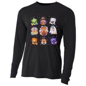 Halloween Spooky Nugget Cute Scary Movie Characters Night Cooling Performance Long Sleeve Crew