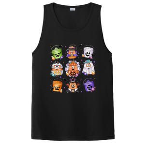 Halloween Spooky Nugget Cute Scary Movie Characters Night PosiCharge Competitor Tank