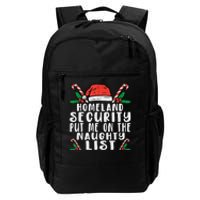 Homeland Security Naughty List Christmas Daily Commute Backpack