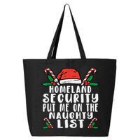 Homeland Security Naughty List Christmas 25L Jumbo Tote