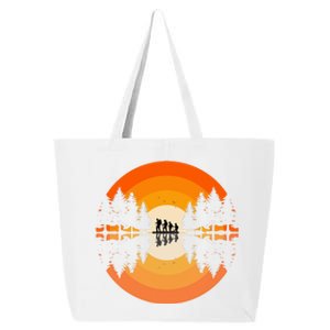 Hiker Sunset Nature Retro Gift 25L Jumbo Tote