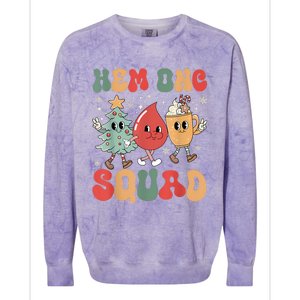 Hemonc Squad Nurse Christmas Hematology Oncology Hem Onc Colorblast Crewneck Sweatshirt