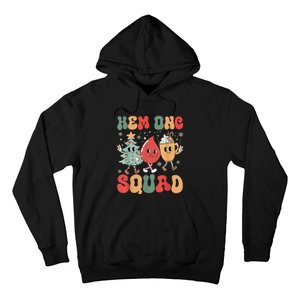 Hemonc Squad Nurse Christmas Hematology Oncology Hem Onc Hoodie