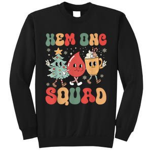 Hemonc Squad Nurse Christmas Hematology Oncology Hem Onc Sweatshirt