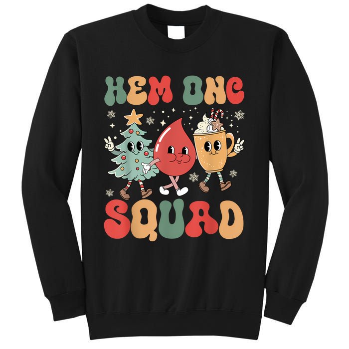 Hemonc Squad Nurse Christmas Hematology Oncology Hem Onc Sweatshirt