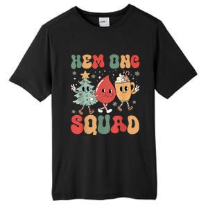 Hemonc Squad Nurse Christmas Hematology Oncology Hem Onc Tall Fusion ChromaSoft Performance T-Shirt