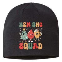 Hemonc Squad Nurse Christmas Hematology Oncology Hem Onc Sustainable Beanie