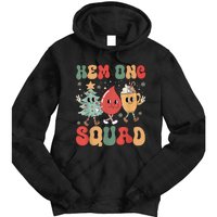 Hemonc Squad Nurse Christmas Hematology Oncology Hem Onc Tie Dye Hoodie