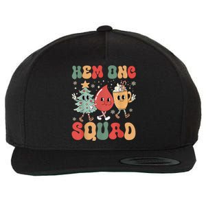 Hemonc Squad Nurse Christmas Hematology Oncology Hem Onc Wool Snapback Cap