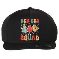 Hemonc Squad Nurse Christmas Hematology Oncology Hem Onc Wool Snapback Cap