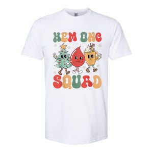 Hemonc Squad Nurse Christmas Hematology Oncology Hem Onc Softstyle CVC T-Shirt