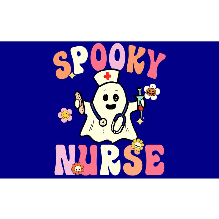 Halloween Spooky Nurse Ghost Cute Health Worker Halloween Gift Bumper Sticker