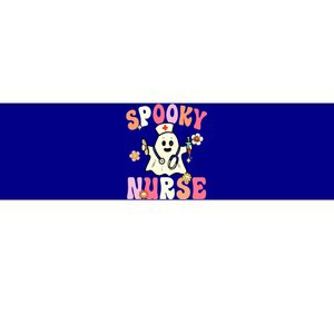 Halloween Spooky Nurse Ghost Cute Health Worker Halloween Gift Bumper Sticker