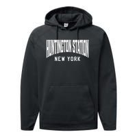 Huntington Station New York Performance Fleece Hoodie