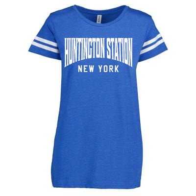 Huntington Station New York Enza Ladies Jersey Football T-Shirt