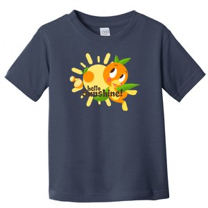 Hello Sunshine! Orange Bird (White Background) Toddler T-Shirt