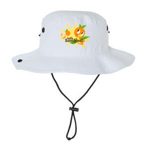 Hello Sunshine! Orange Bird (White Background) Legacy Cool Fit Booney Bucket Hat