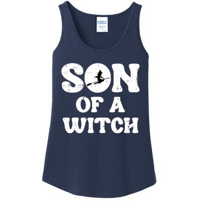 Halloween Son Of A Witch Funny Costume Family Ladies Essential Tank