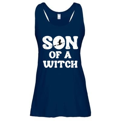 Halloween Son Of A Witch Funny Costume Family Ladies Essential Flowy Tank