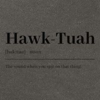 Hawktuahsound Spit On That Thing Funviral Quote Cotton Canvas Backpack