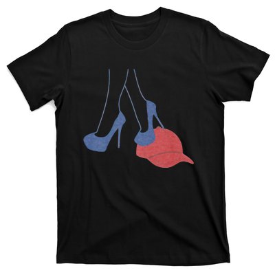 Heels Stepping On Red Maga Hat Election 2024 T-Shirt