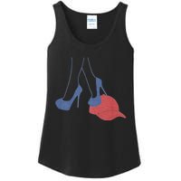 Heels Stepping On Red Maga Hat Election 2024 Ladies Essential Tank