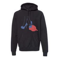 Heels Stepping On Red Maga Hat Election 2024 Premium Hoodie