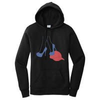 Heels Stepping On Red Maga Hat Election 2024 Women's Pullover Hoodie